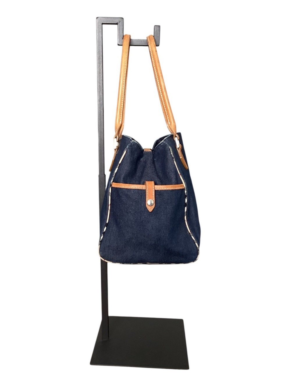 Burberry Blue Label Vintage Denim Shoulder Bag Japan Exclusive - Picture 2 of 13